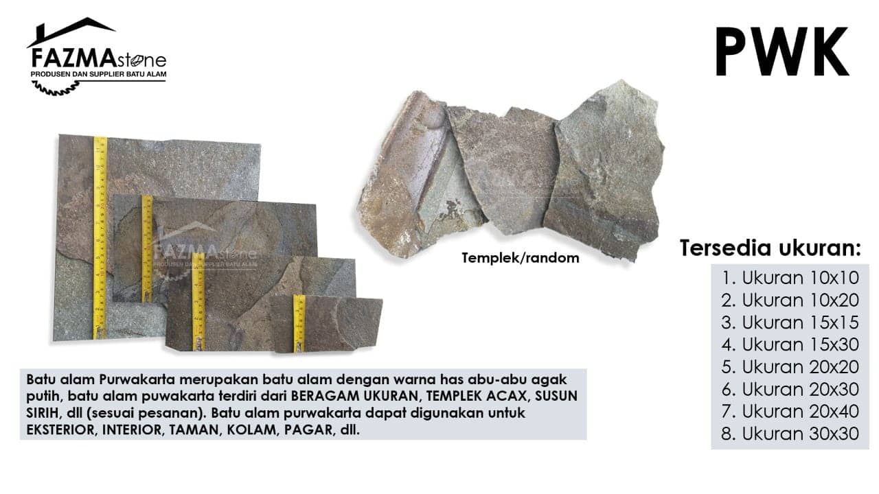 Batu alam Purwarkarta
