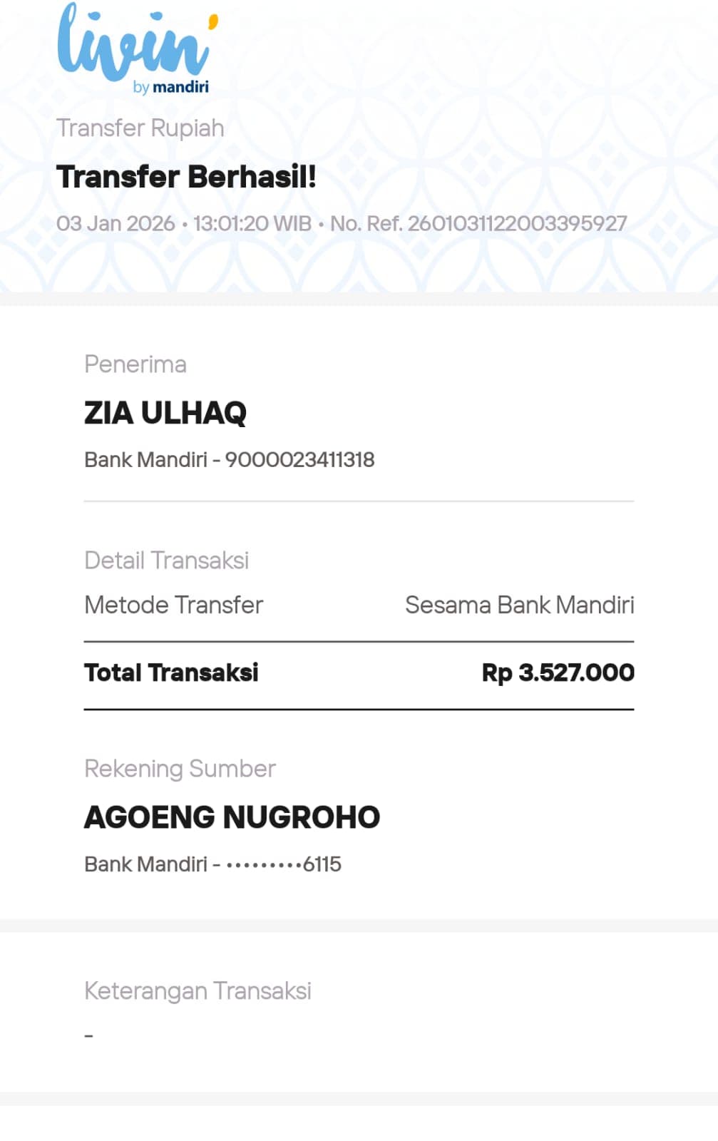 Testimoni Bpk. Agung Nugroho - gambar 1