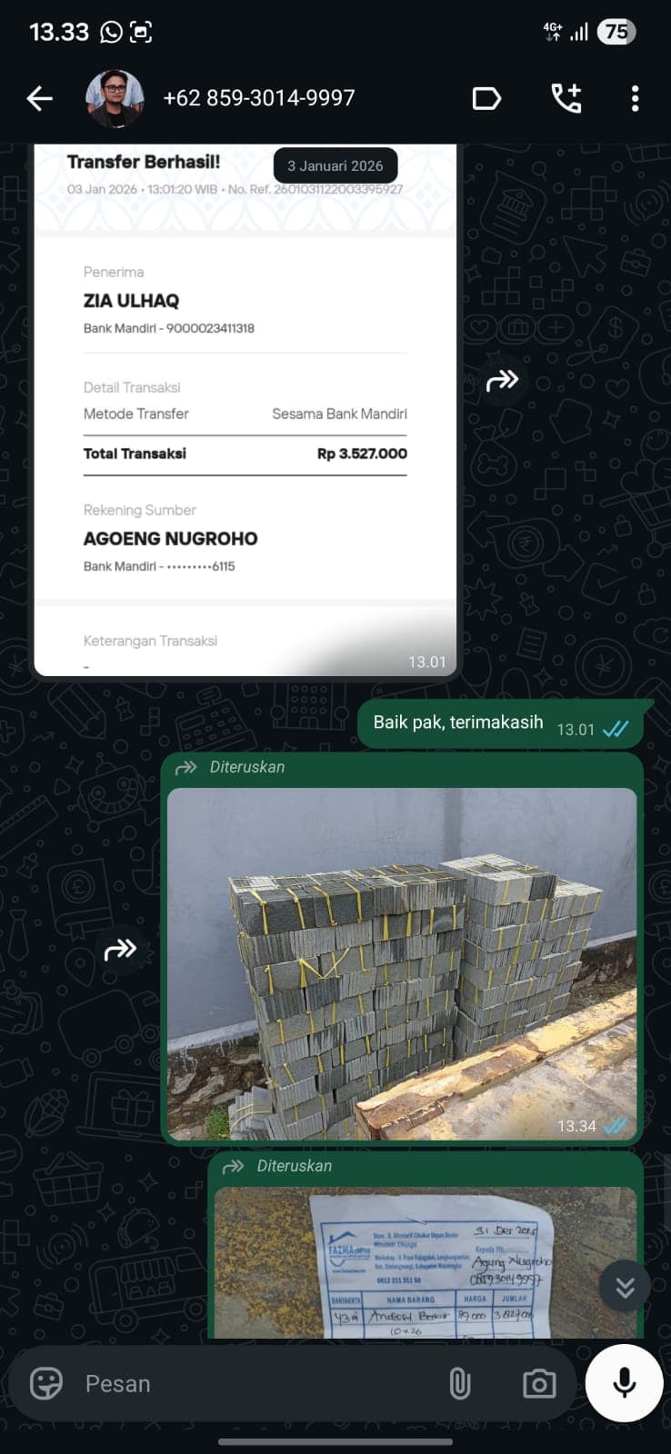 Testimoni Bpk. William Arafah - gambar 1