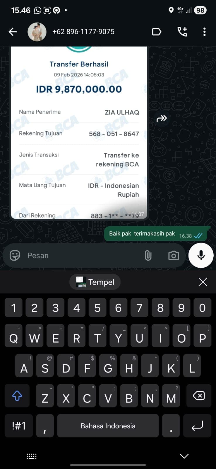 Testimoni Bpk. Charles - gambar 3