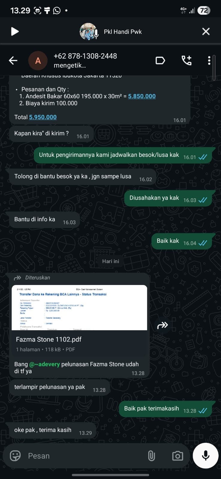 Testimoni Tim Proyek - gambar 1