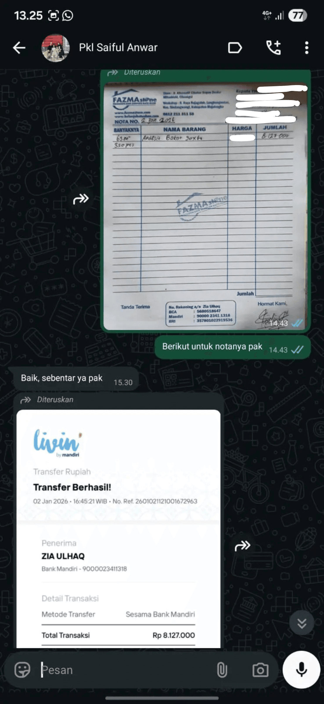 Testimoni Bapak Saifull Anwar - gambar 5
